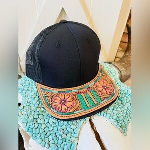 Tooled Cactus Blossom Hat